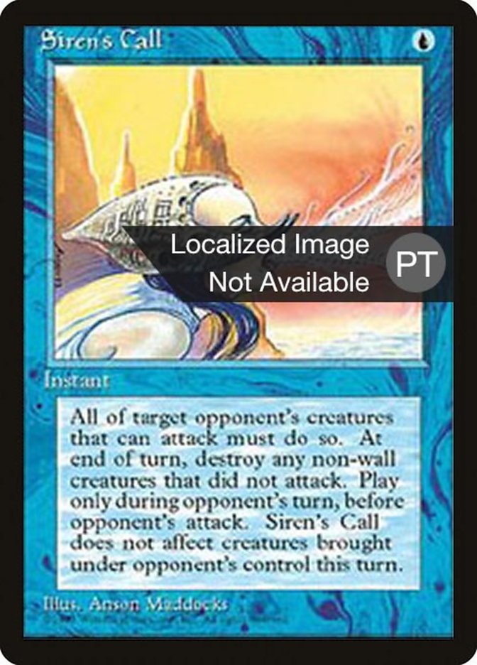 Siren's Call [Fourth Edition (Foreign Black Border)] | L.A. Mood Comics and Games