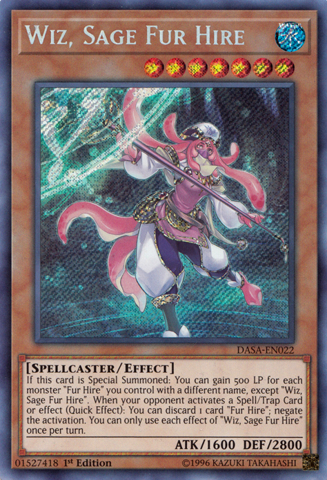 Wiz, Sage Fur Hire [DASA-EN022] Secret Rare | L.A. Mood Comics and Games
