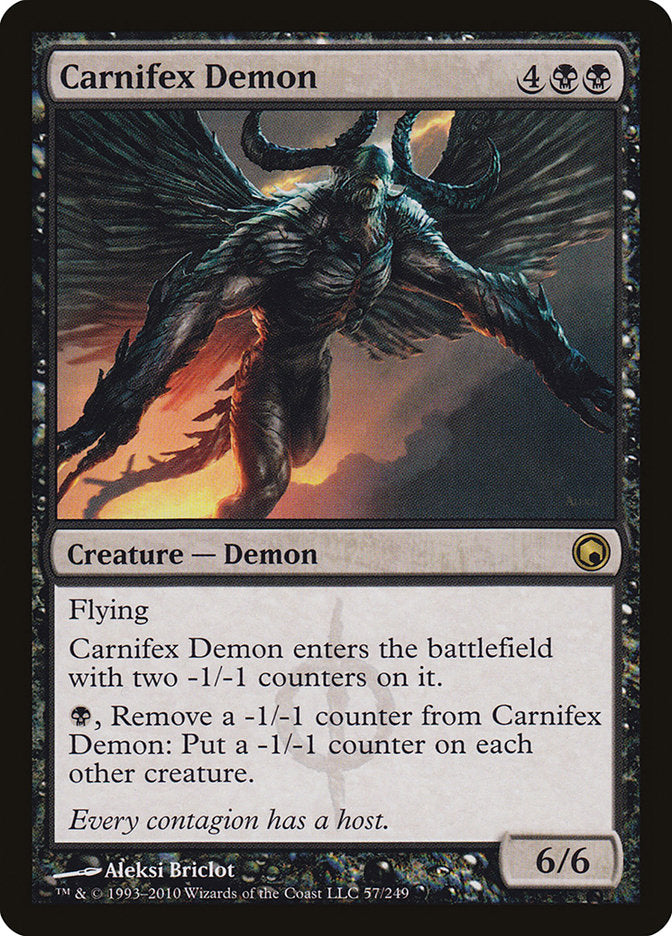 Carnifex Demon [Scars of Mirrodin] | L.A. Mood Comics and Games