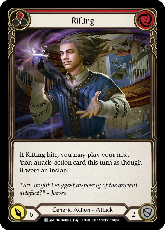 Rifting (Red) [U-ARC194] (Arcane Rising Unlimited)  Unlimited Rainbow Foil | L.A. Mood Comics and Games