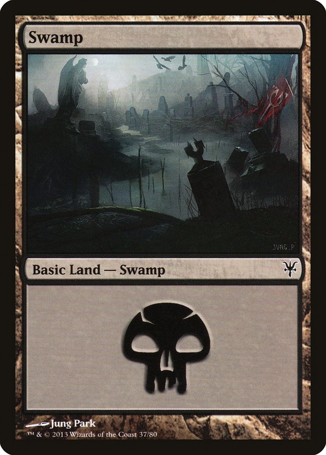 Swamp (37) [Duel Decks: Sorin vs. Tibalt] | L.A. Mood Comics and Games