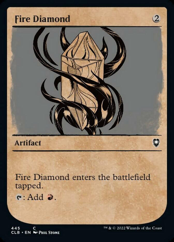 Fire Diamond (Showcase) [Commander Legends: Battle for Baldur's Gate] | L.A. Mood Comics and Games