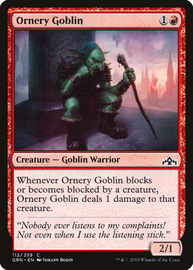 Ornery Goblin [Guilds of Ravnica] | L.A. Mood Comics and Games
