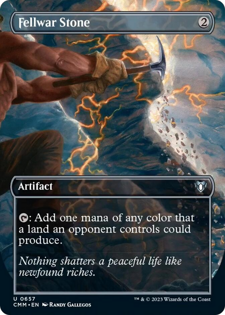 Fellwar Stone (Borderless Alternate Art) [Commander Masters] | L.A. Mood Comics and Games