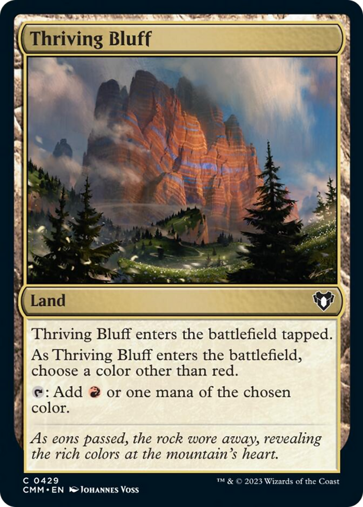 Thriving Bluff [Commander Masters] | L.A. Mood Comics and Games