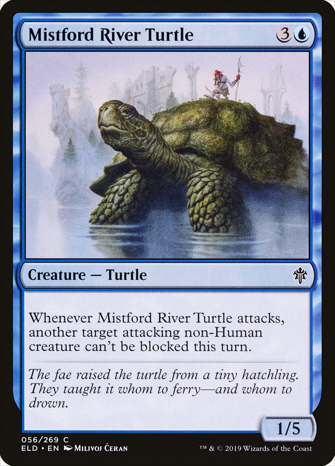 Mistford River Turtle [Throne of Eldraine] | L.A. Mood Comics and Games