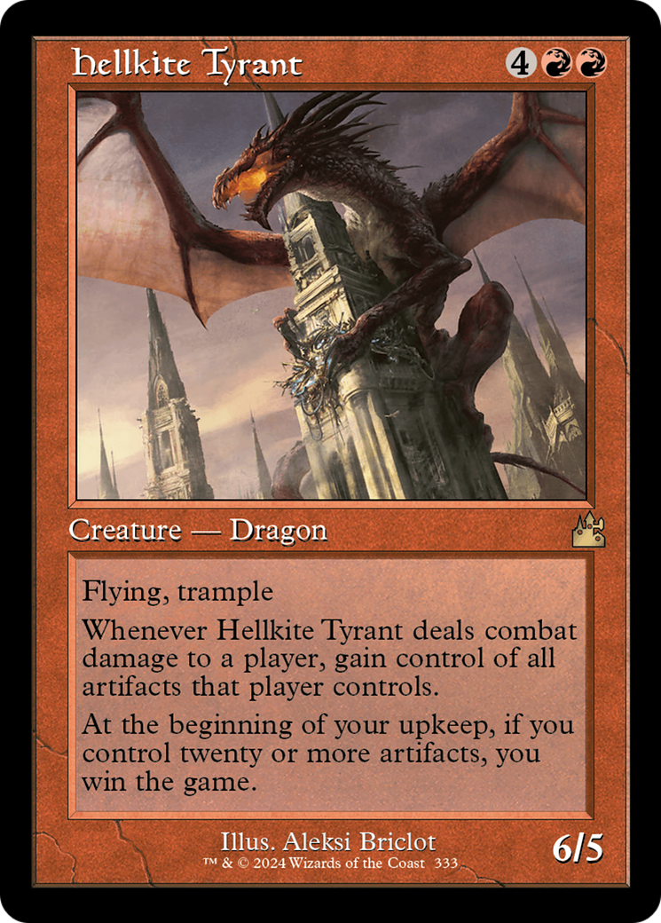 Hellkite Tyrant (Retro Frame) [Ravnica Remastered] | L.A. Mood Comics and Games