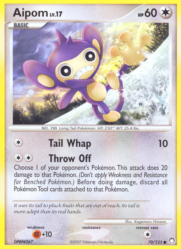 Aipom (70/123) [Diamond & Pearl: Mysterious Treasures] | L.A. Mood Comics and Games