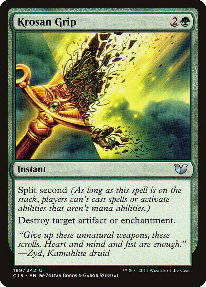Krosan Grip [Commander 2015] | L.A. Mood Comics and Games