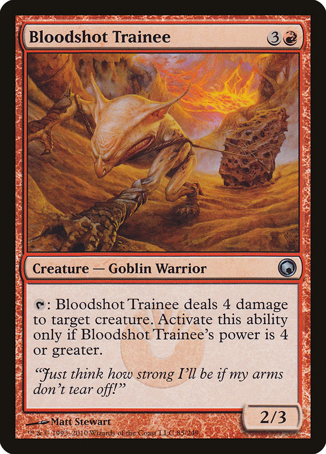 Bloodshot Trainee [Scars of Mirrodin] | L.A. Mood Comics and Games