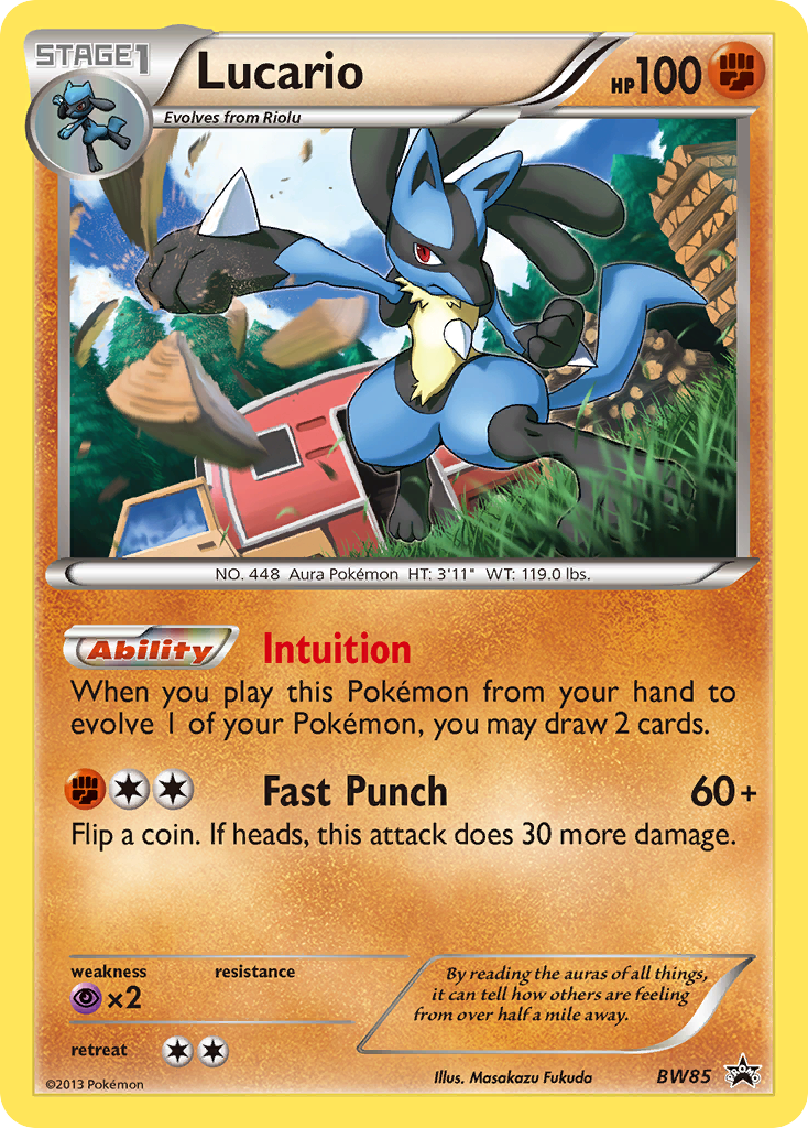 Lucario (BW85) [Black & White: Black Star Promos] | L.A. Mood Comics and Games
