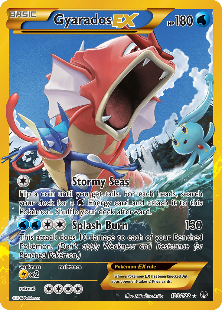 Gyarados EX (123/122) [XY: BREAKpoint] | L.A. Mood Comics and Games