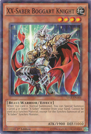 XX-Saber Boggart Knight [SP15-EN006] Shatterfoil Rare | L.A. Mood Comics and Games