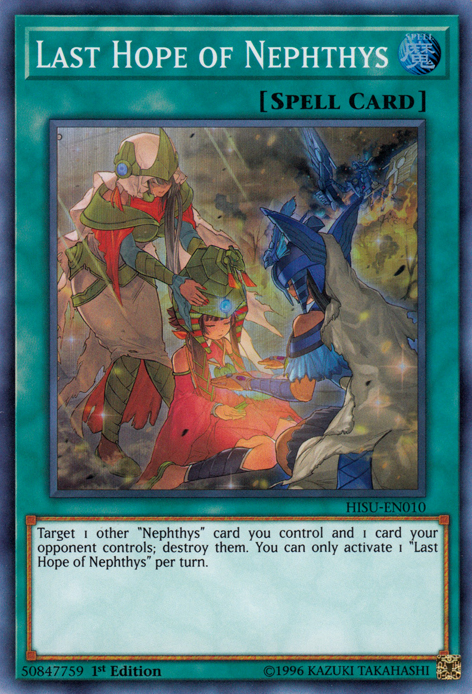 Last Hope of Nephthys [HISU-EN010] Super Rare | L.A. Mood Comics and Games