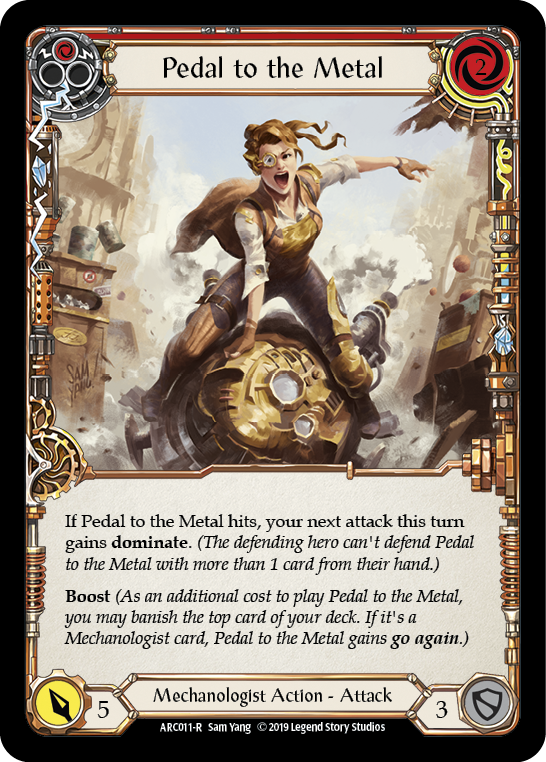 Pedal to the Metal (Red) [ARC011-R] (Arcane Rising)  1st Edition Normal | L.A. Mood Comics and Games