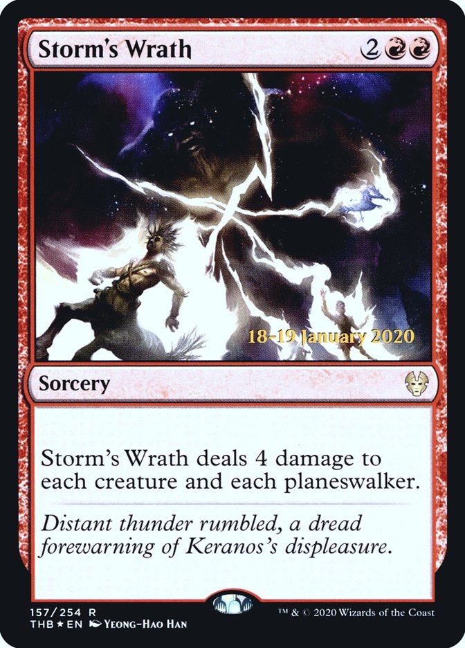 Storm's Wrath [Theros Beyond Death Prerelease Promos] | L.A. Mood Comics and Games