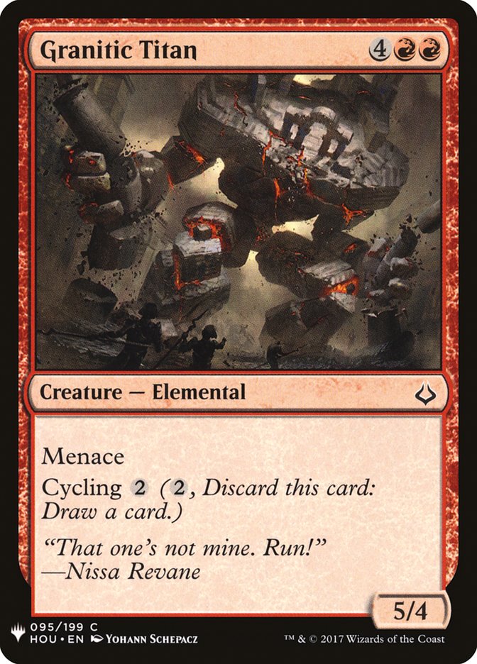 Granitic Titan [Mystery Booster] | L.A. Mood Comics and Games