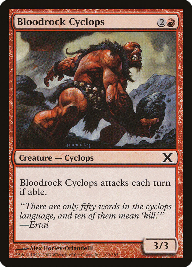 Bloodrock Cyclops [Tenth Edition] | L.A. Mood Comics and Games