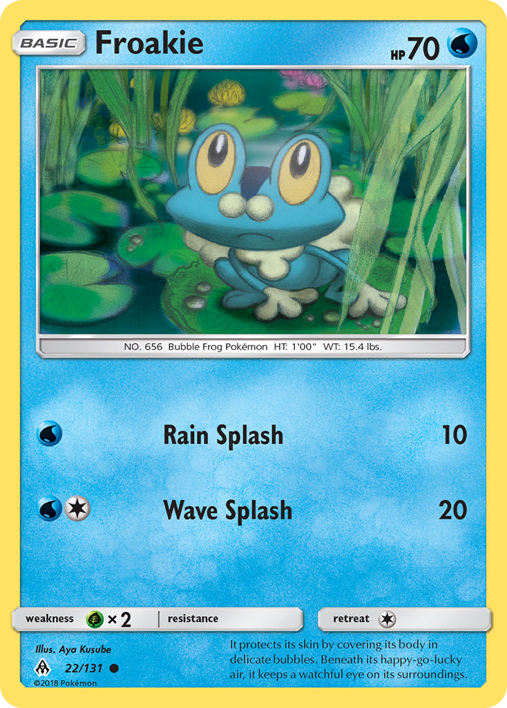 Froakie (22/131) [Sun & Moon: Forbidden Light] | L.A. Mood Comics and Games