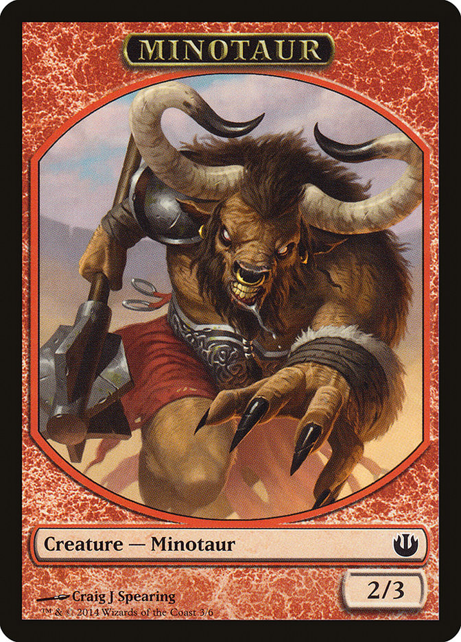Minotaur Token [Journey into Nyx Tokens] | L.A. Mood Comics and Games