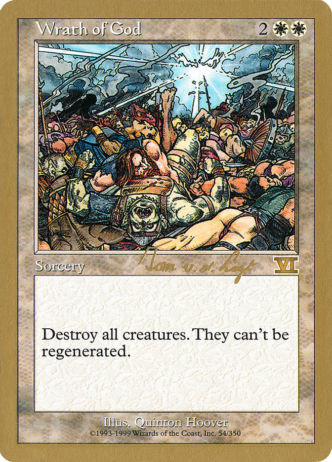 Wrath of God (Tom van de Logt) [World Championship Decks 2000] | L.A. Mood Comics and Games