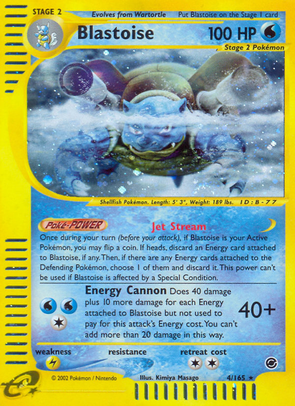 Blastoise (4/165) [Expedition: Base Set] | L.A. Mood Comics and Games