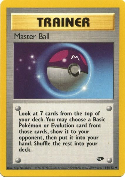 Master Ball (116/132) [Gym Challenge Unlimited] | L.A. Mood Comics and Games