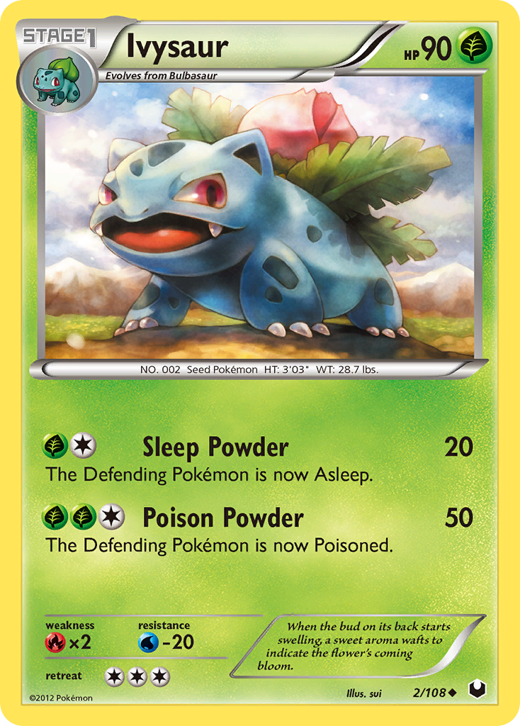Ivysaur (2/108) [Black & White: Dark Explorers] | L.A. Mood Comics and Games