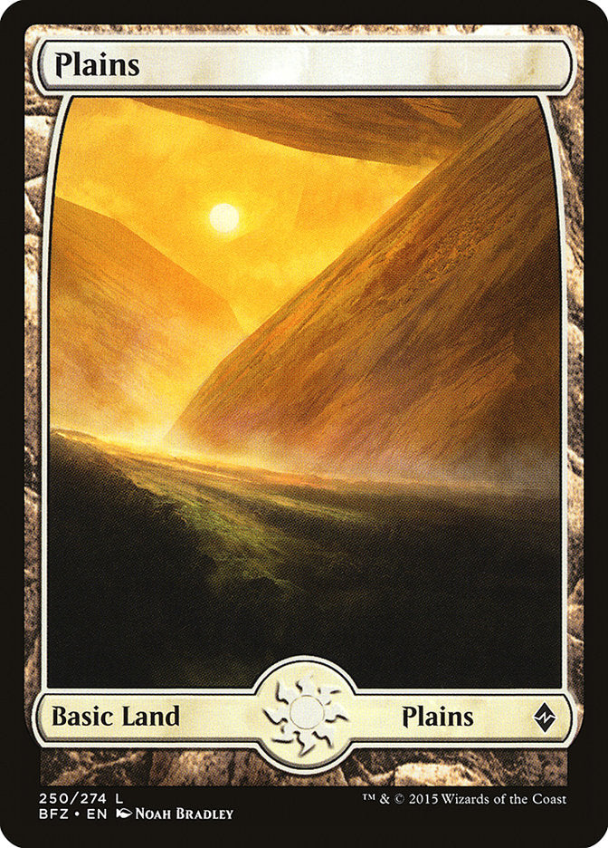 Plains (250) (Full Art) [Battle for Zendikar] | L.A. Mood Comics and Games