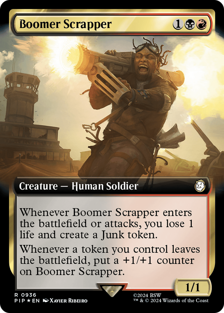 Boomer Scrapper (Extended Art) (Surge Foil) [Fallout] | L.A. Mood Comics and Games