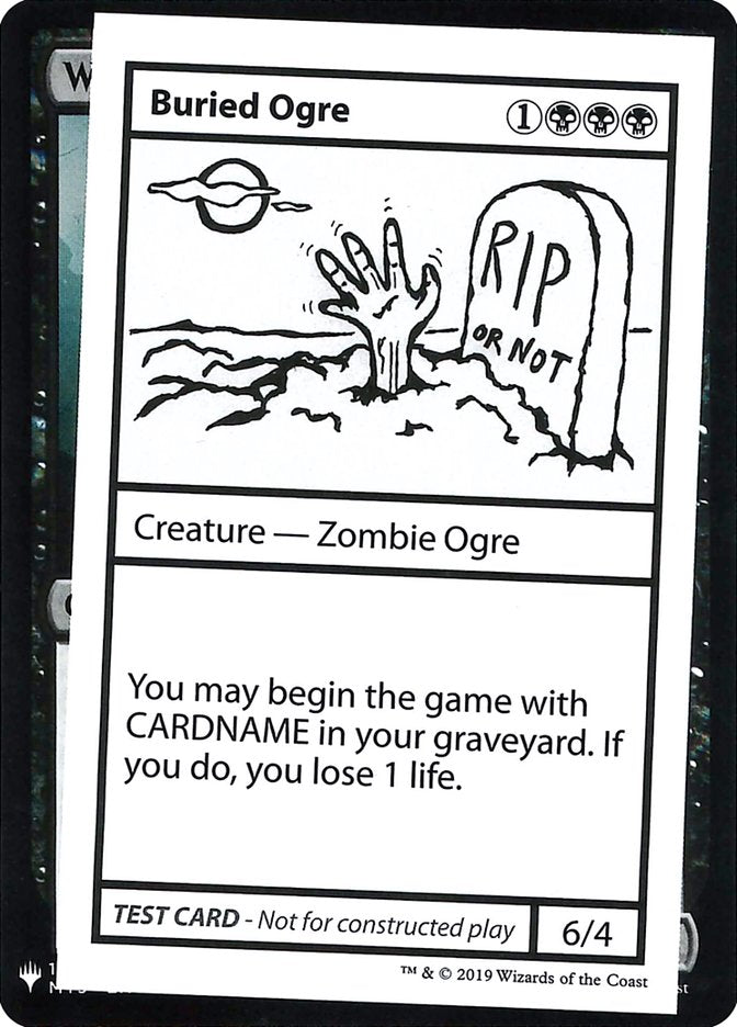 Buried Ogre [Mystery Booster Playtest Cards] | L.A. Mood Comics and Games