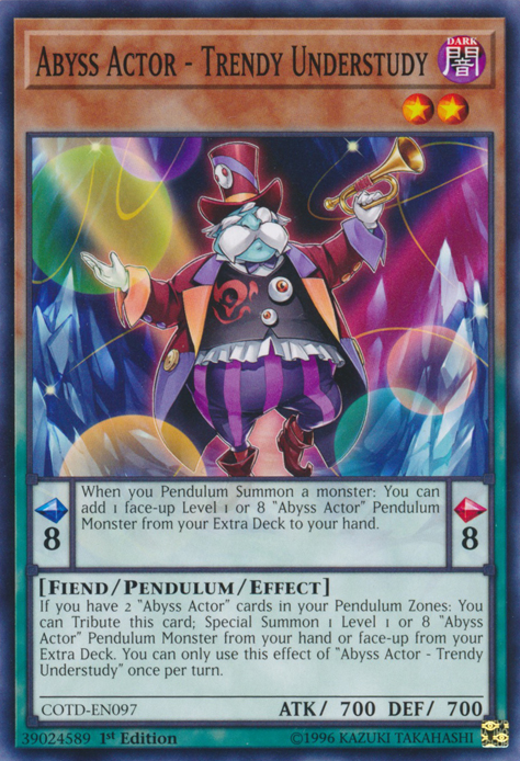 Abyss Actor - Trendy Understudy [COTD-EN097] Common | L.A. Mood Comics and Games