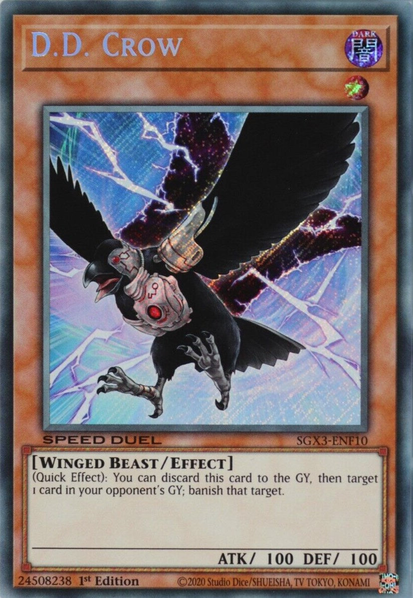 D.D. Crow [SGX3-ENF10] Secret Rare | L.A. Mood Comics and Games