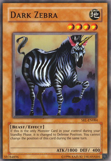 Dark Zebra [SRL-084] Common | L.A. Mood Comics and Games