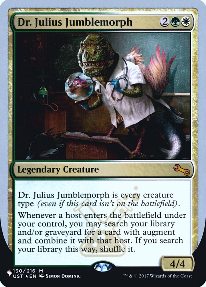 Dr. Julius Jumblemorph (Unfinity Foil Edition) [The List] | L.A. Mood Comics and Games