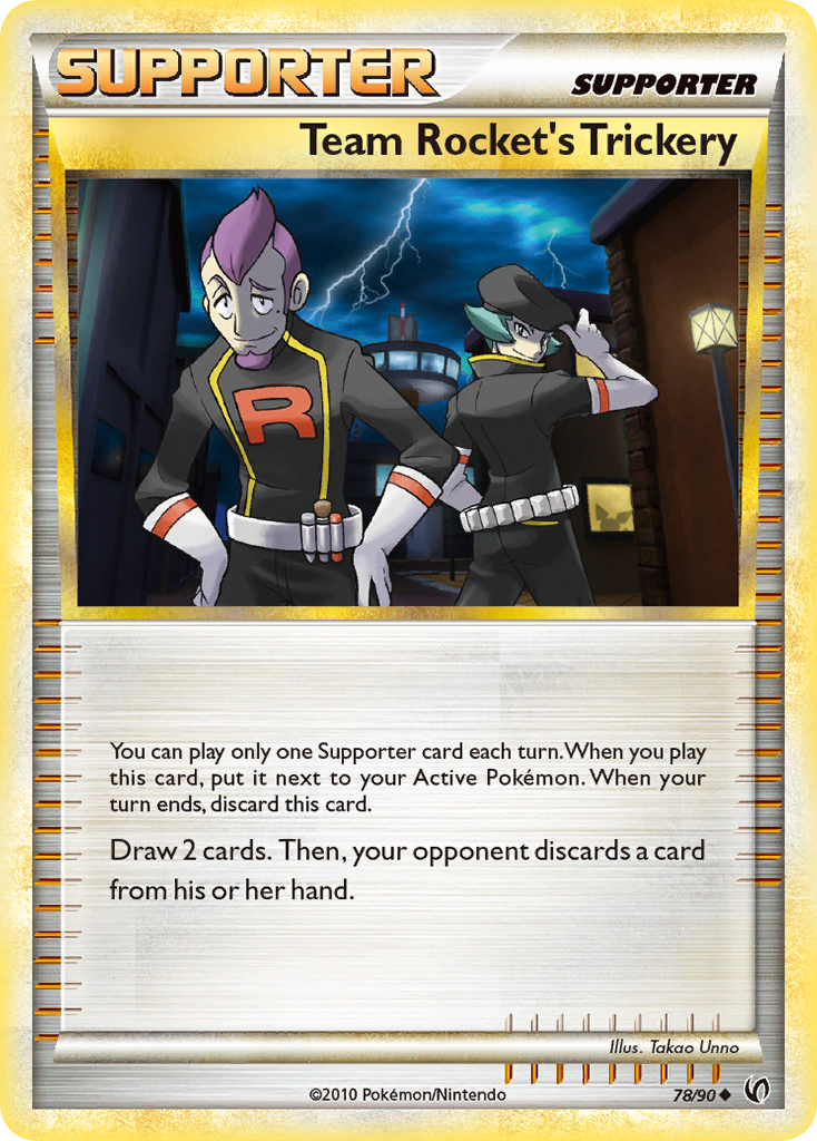 Team Rocket's Trickery (78/90) [HeartGold & SoulSilver: Undaunted] | L.A. Mood Comics and Games