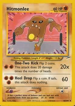 Hitmonlee (42/105) [Neo Destiny Unlimited] | L.A. Mood Comics and Games