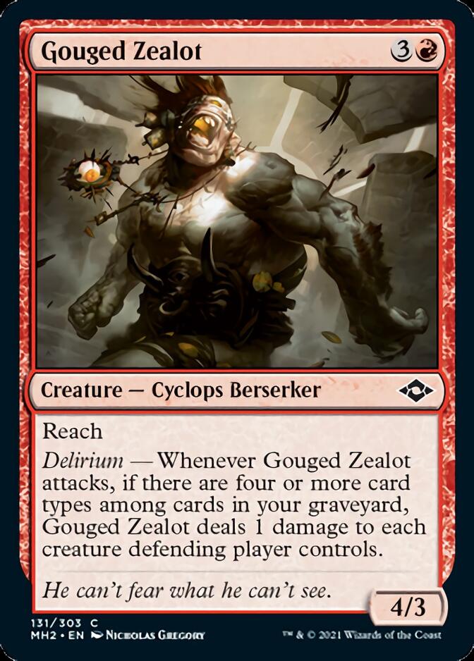 Gouged Zealot [Modern Horizons 2] | L.A. Mood Comics and Games