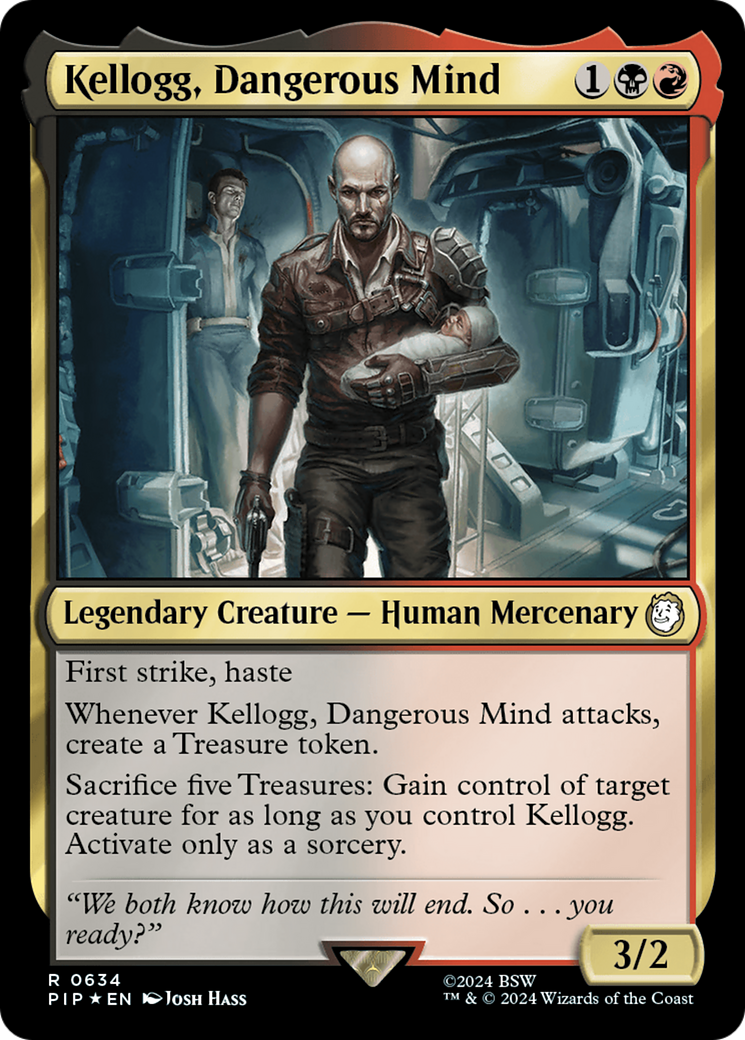 Kellogg, Dangerous Mind (Surge Foil) [Fallout] | L.A. Mood Comics and Games