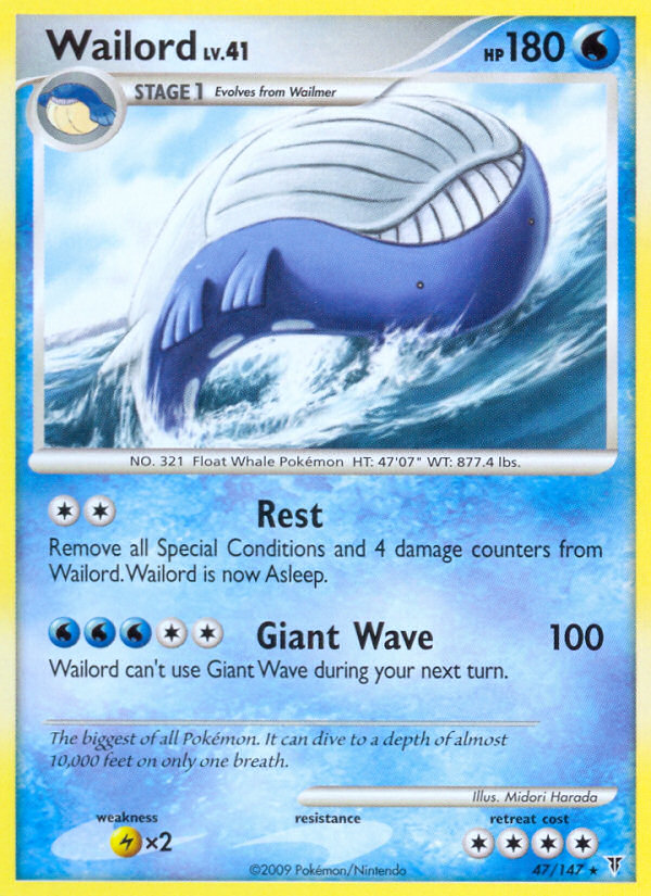 Wailord (47/147) [Platinum: Supreme Victors] | L.A. Mood Comics and Games