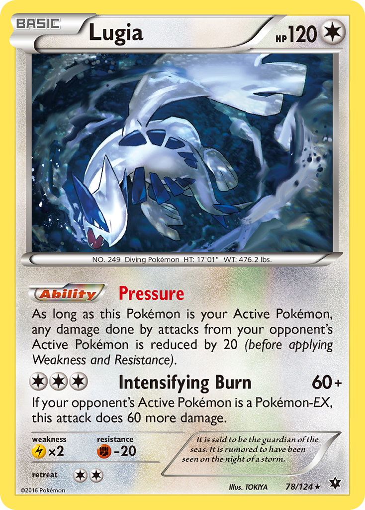 Lugia (78/124) [XY: Fates Collide] | L.A. Mood Comics and Games