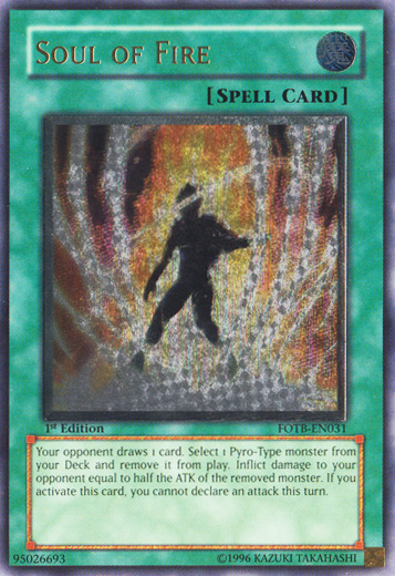 Soul of Fire [FOTB-EN031] Ultimate Rare | L.A. Mood Comics and Games
