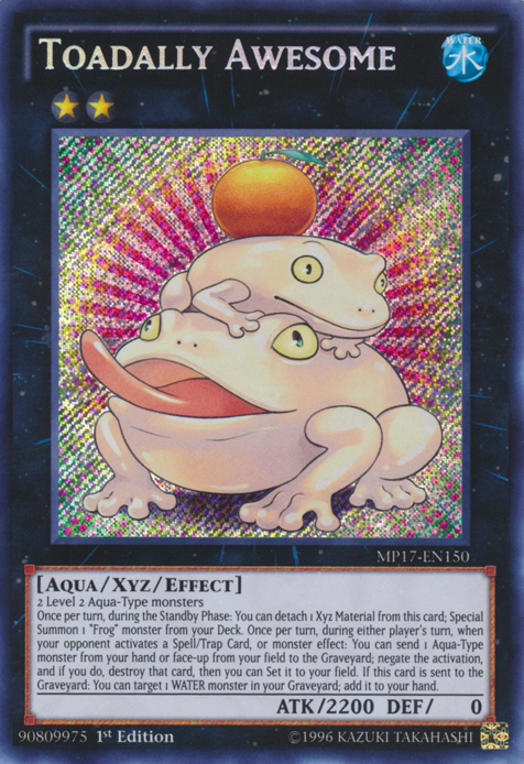 Toadally Awesome [MP17-EN150] Secret Rare | L.A. Mood Comics and Games