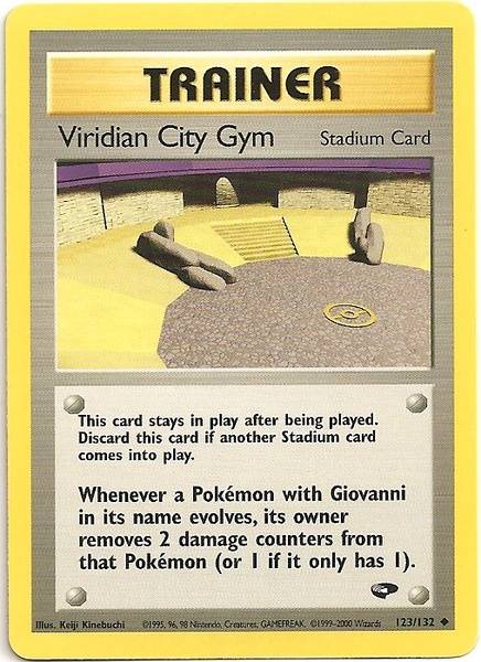 Viridian City Gym (123/132) [Gym Challenge Unlimited] | L.A. Mood Comics and Games