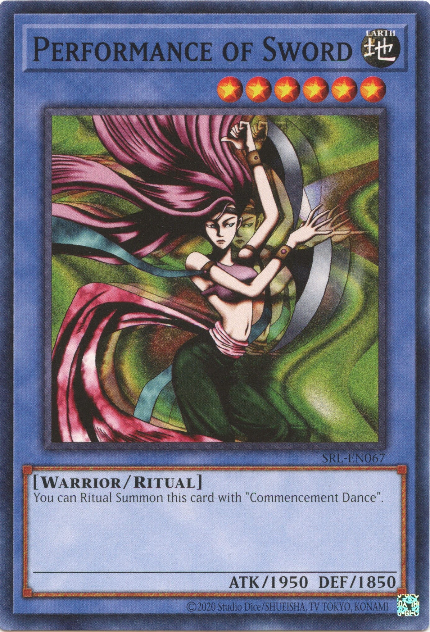 Performance of Sword (25th Anniversary) [SRL-EN067] Common | L.A. Mood Comics and Games