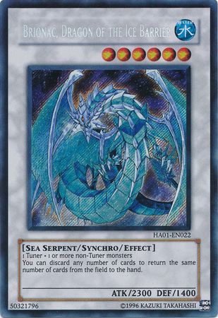 Brionac, Dragon of the Ice Barrier [HA01-EN022] Secret Rare | L.A. Mood Comics and Games