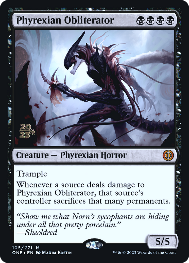 Phyrexian Obliterator [Phyrexia: All Will Be One Prerelease Promos] | L.A. Mood Comics and Games