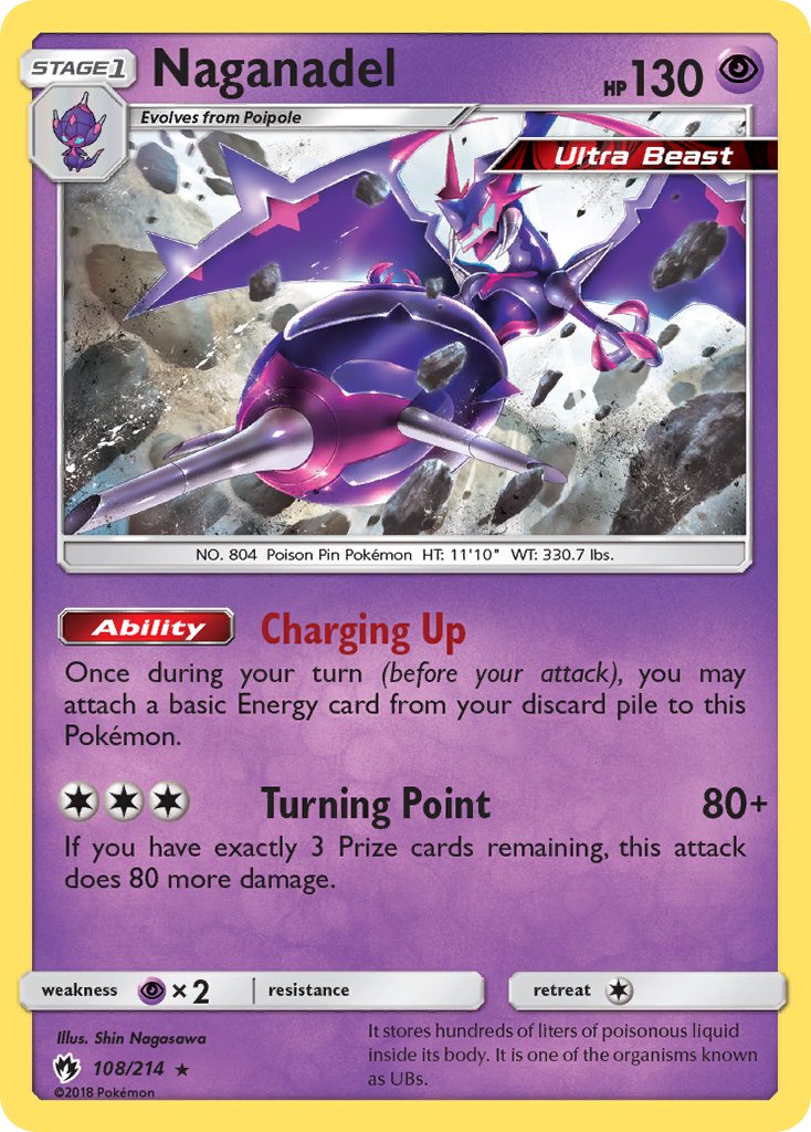 Naganadel(108/214) (Theme Deck Exclusive) [Sun & Moon: Lost Thunder] | L.A. Mood Comics and Games