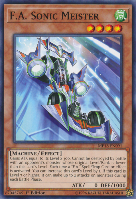 F.A. Sonic Meister [MP18-EN091] Common | L.A. Mood Comics and Games