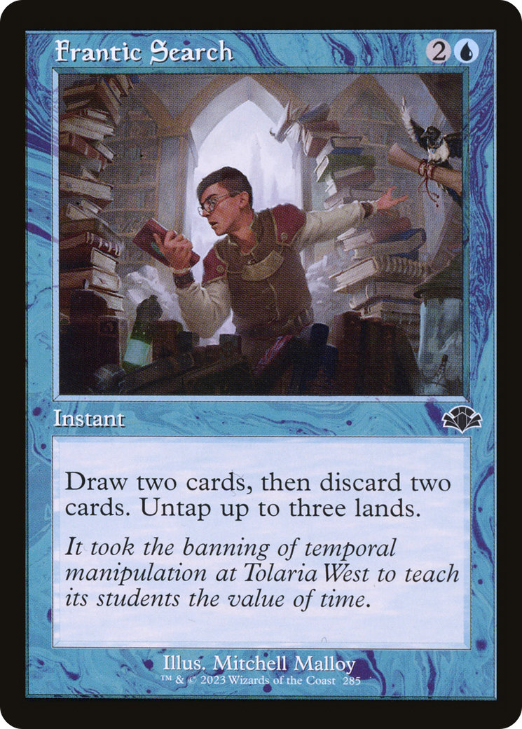 Frantic Search (Retro) [Dominaria Remastered] | L.A. Mood Comics and Games